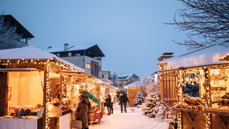 Christmas market in Algund