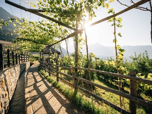 The Algund Waalweg canal trail