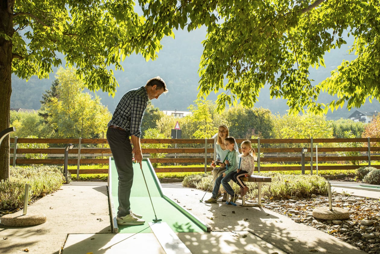 Minigolf in schönster Lage