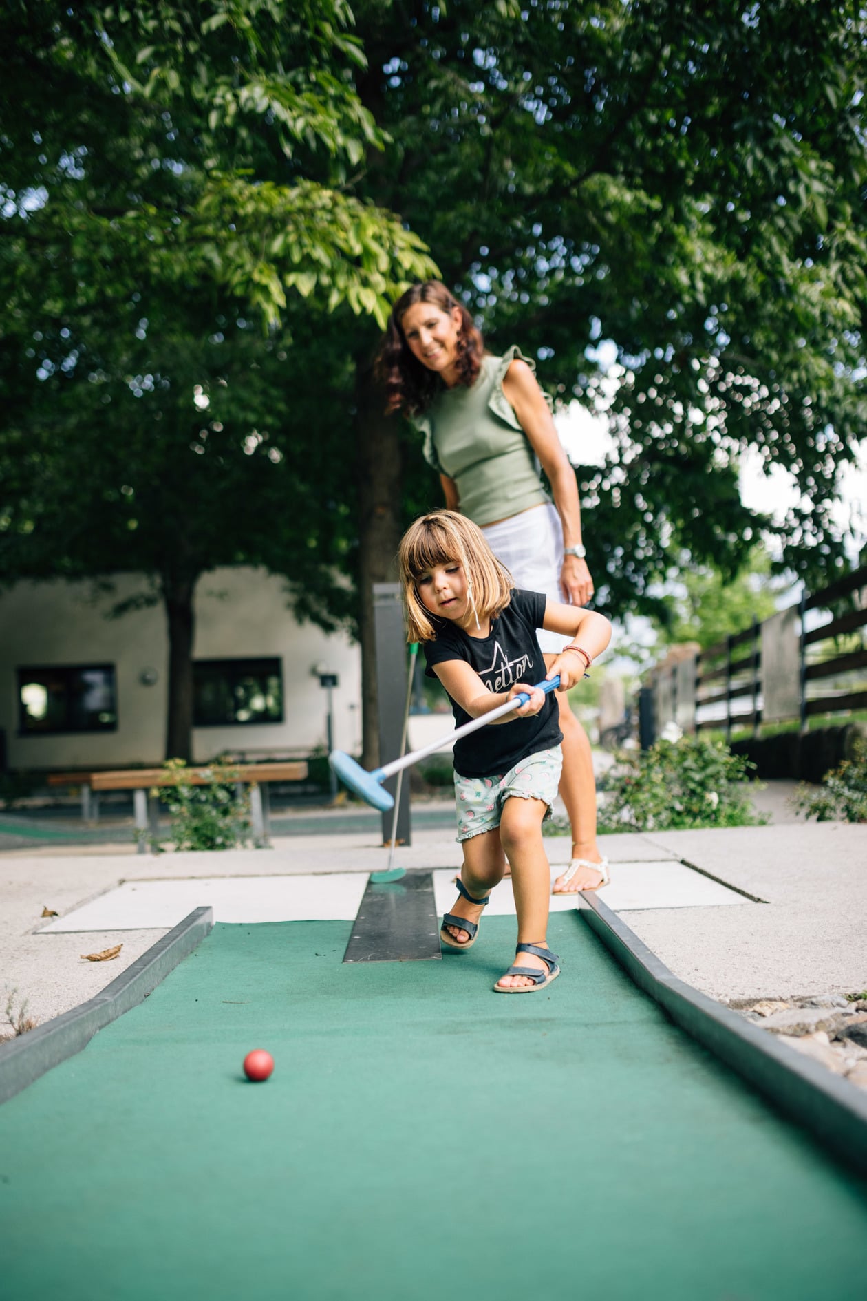 Minigolf in schönster Lage
