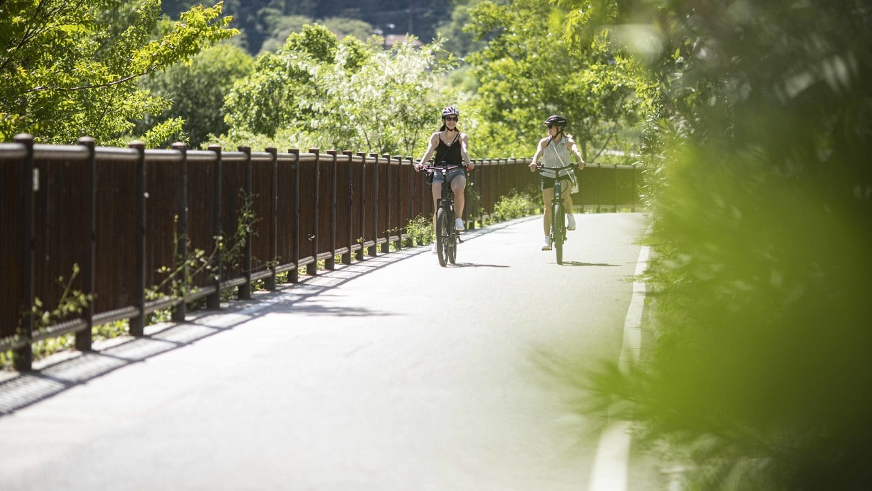 Algund: die Via Claudia Augusta auf dem Fahrrad