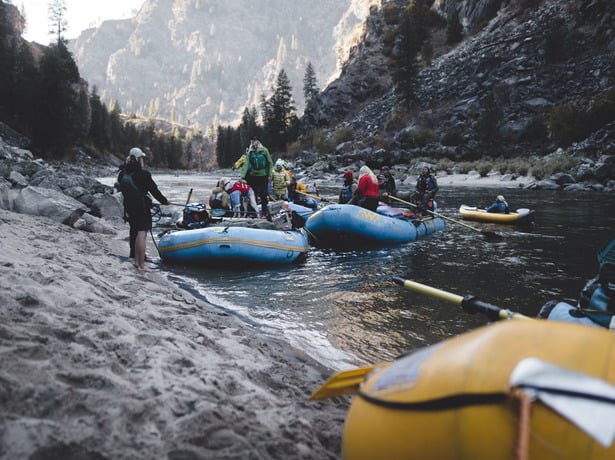 Kayaking on the Adige