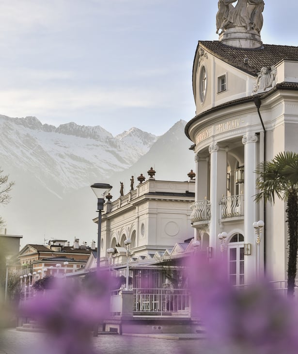 Das Kurhaus Meran an der Promenade