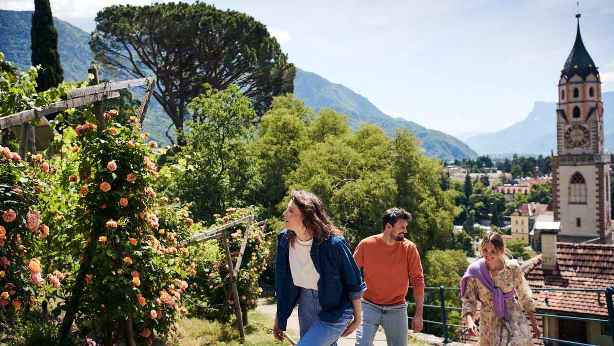 Die Promenade im Frühling