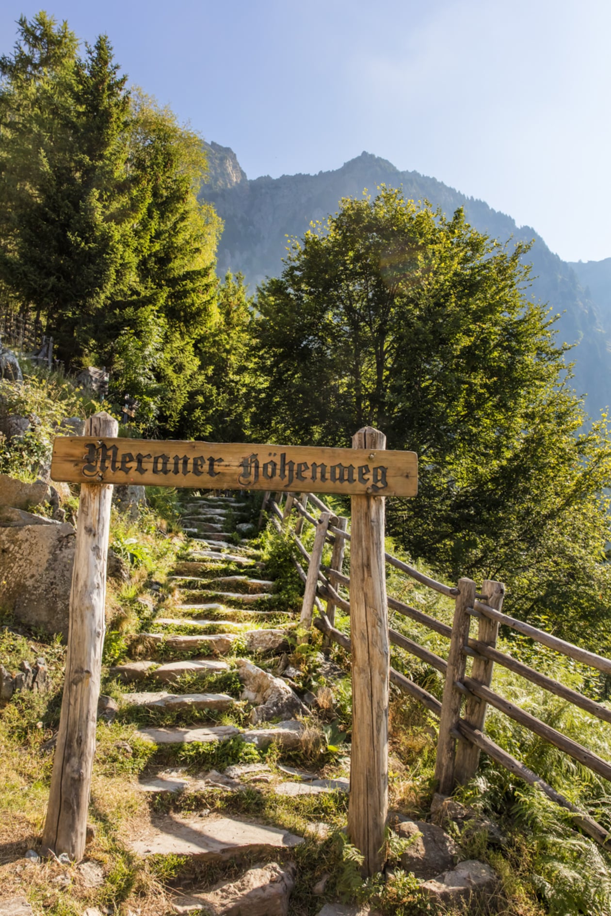 Viele Wege laden zum schlendern ein