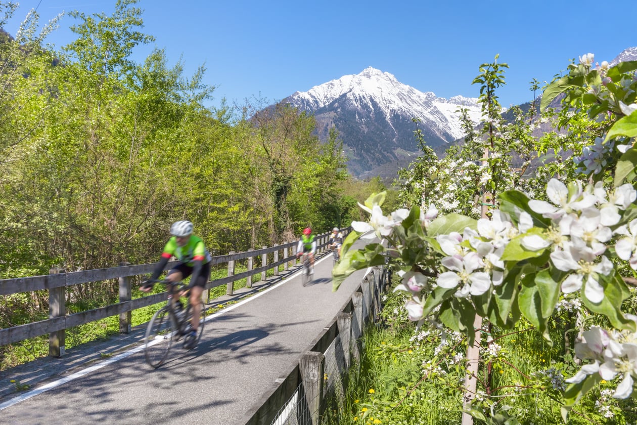 Vacanza in bici a Lagundo in mezzo alla natura​